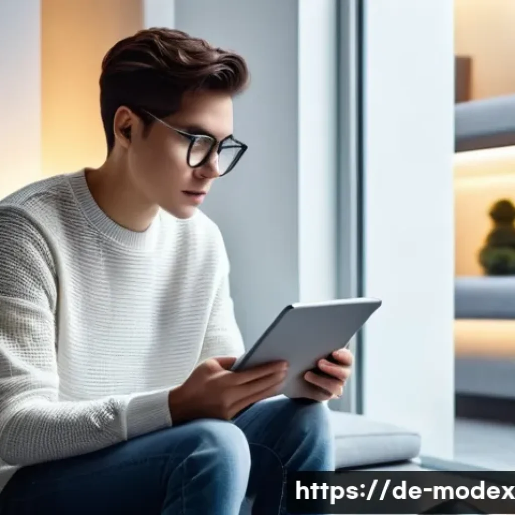 AI와 인간의 관계 윤리적 관점 - **Algorithmic Influence in Daily Life:**
"A young adult, gender-neutral, approximately 25 years ...